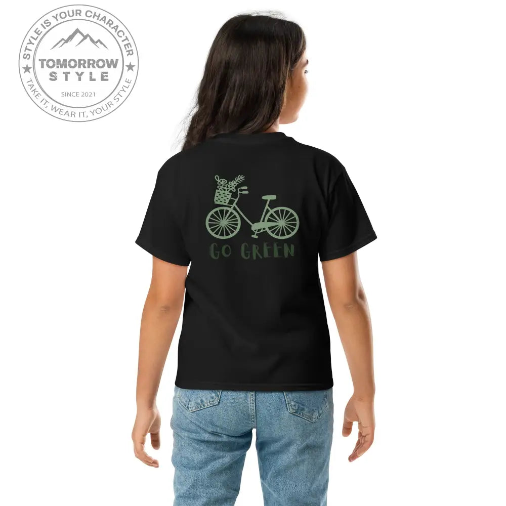 Umweltliebe“ – Mädchen T-Shirt im Go Green Design - Tomorrow Style