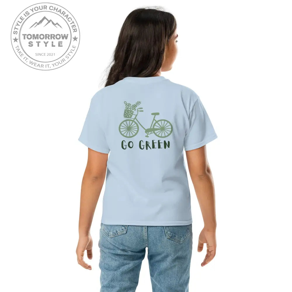 Umweltliebe“ – Mädchen T-Shirt im Go Green Design - Tomorrow Style