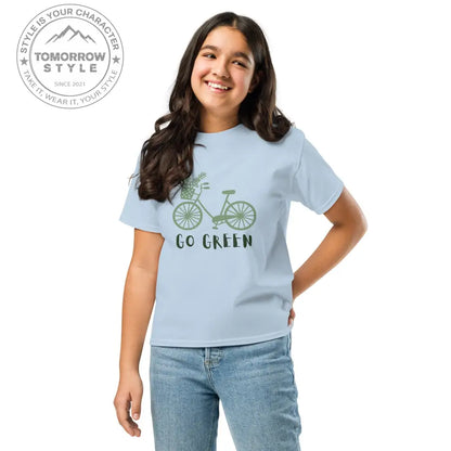 Umweltliebe“ – Mädchen T-Shirt im Go Green Design - Tomorrow Style