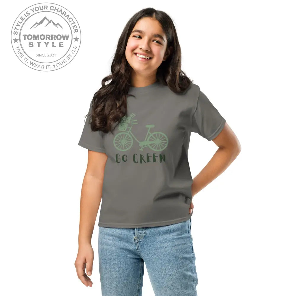 Umweltliebe“ – Mädchen T-Shirt im Go Green Design - Tomorrow Style