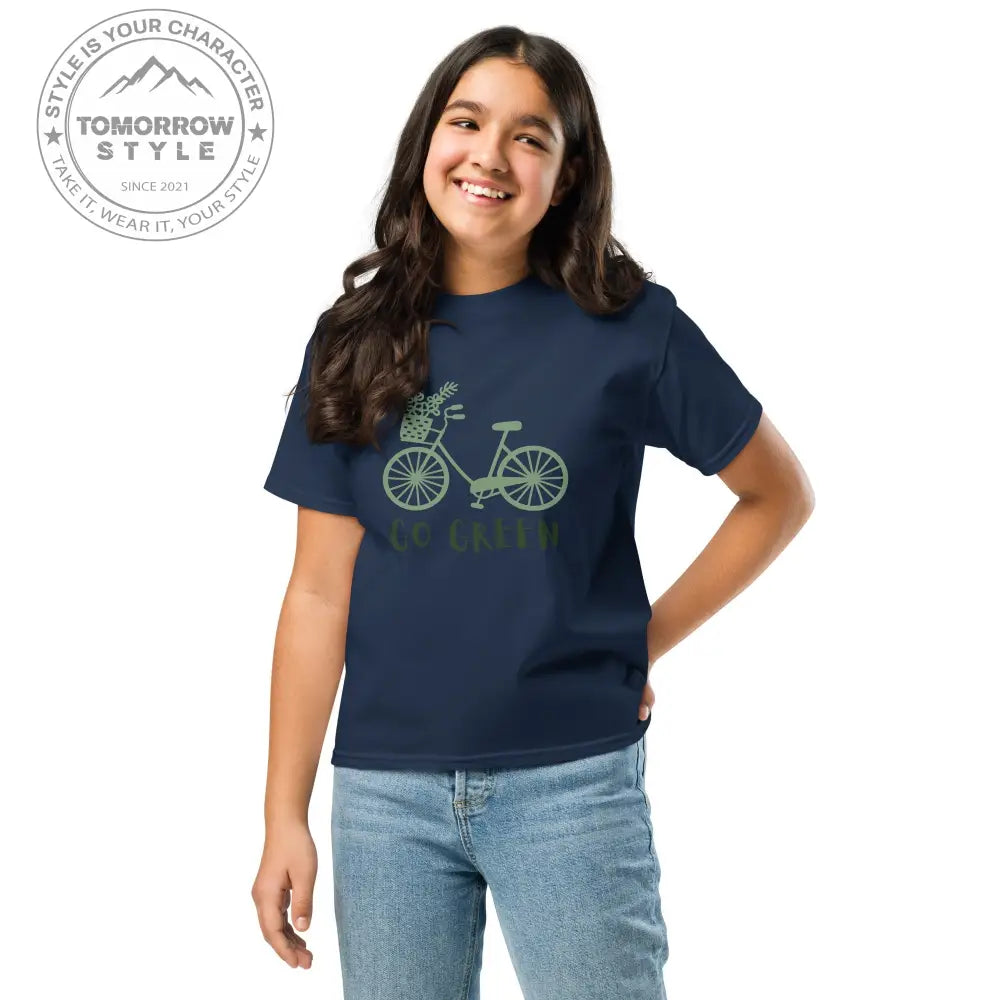 Umweltliebe“ – Mädchen T-Shirt im Go Green Design - Tomorrow Style