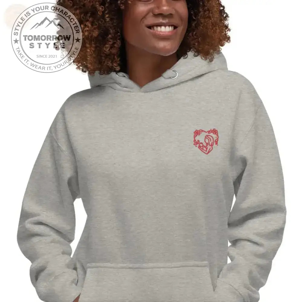 Unglaublich weicher bestickter Damen - Hoodie – Der weichste Kapuzenpulli! - Tomorrow Style