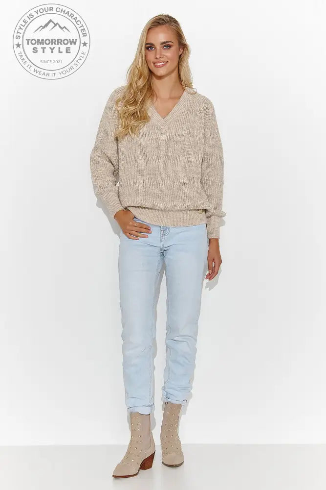 Pullover Model 184787 Makadamia - Tomorrow Style