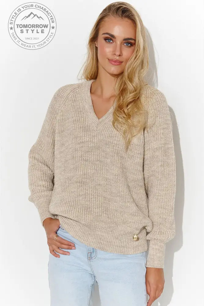 Pullover Model 184787 Makadamia - Tomorrow Style