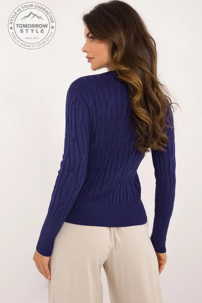 Vielseitiger Damen-Casual-Pullover mit Rundhalsausschnitt und langer Ärmeln - Tomorrow Style