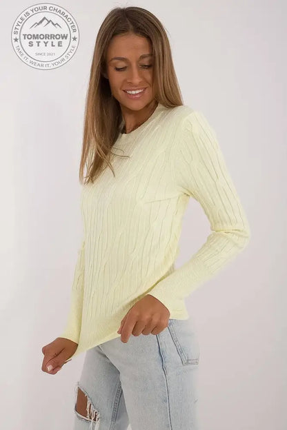 Vielseitiger Damen-Casual-Pullover mit Rundhalsausschnitt und langer Ärmeln - Tomorrow Style