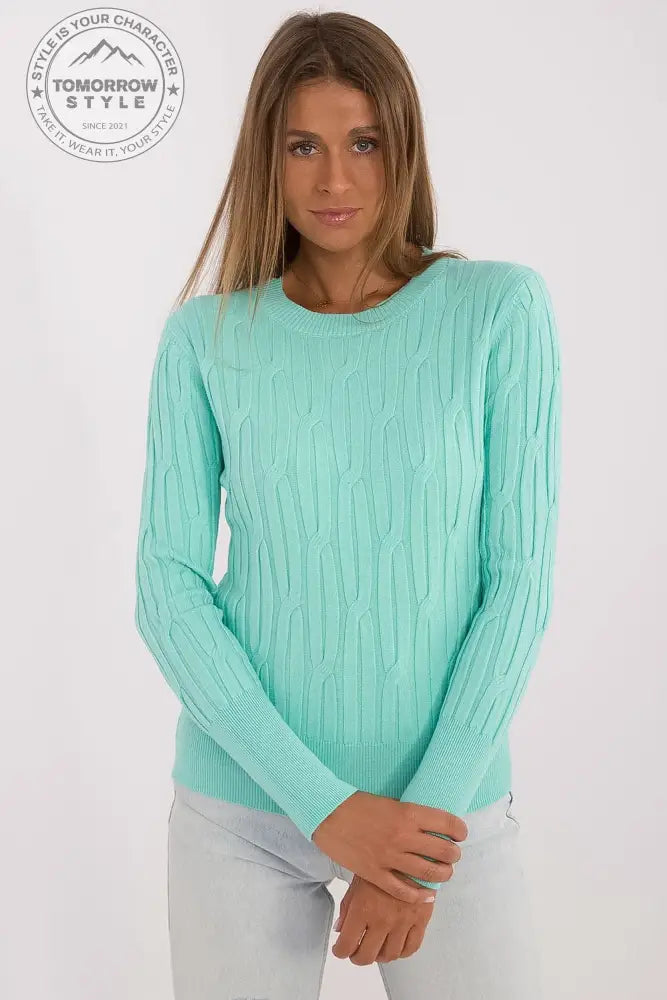 Vielseitiger Damen-Casual-Pullover mit Rundhalsausschnitt und langer Ärmeln - Tomorrow Style