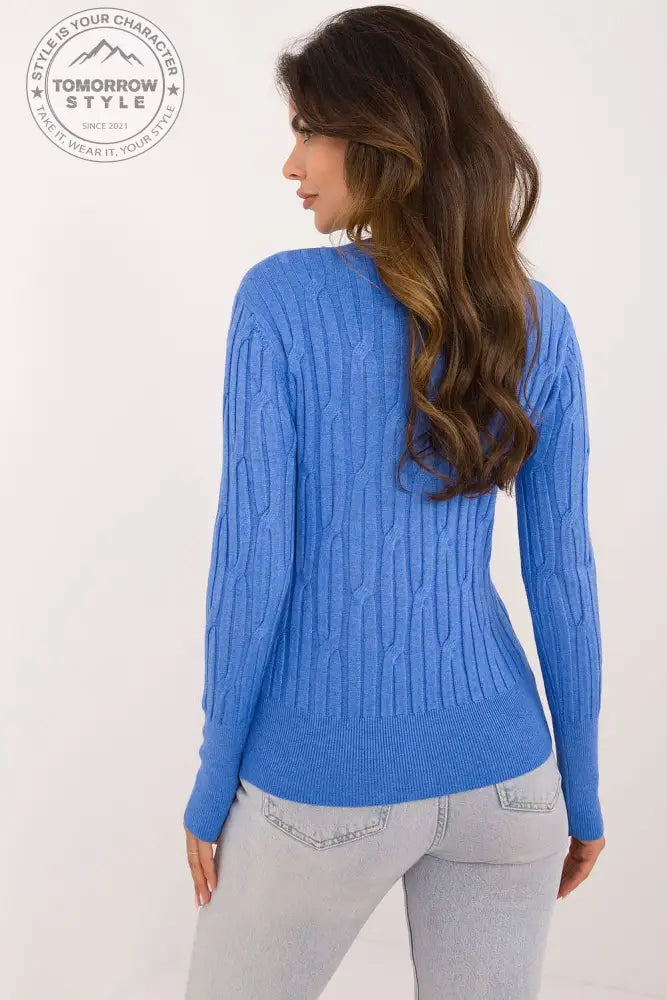 Vielseitiger Damen-Casual-Pullover mit Rundhalsausschnitt und langer Ärmeln - Tomorrow Style