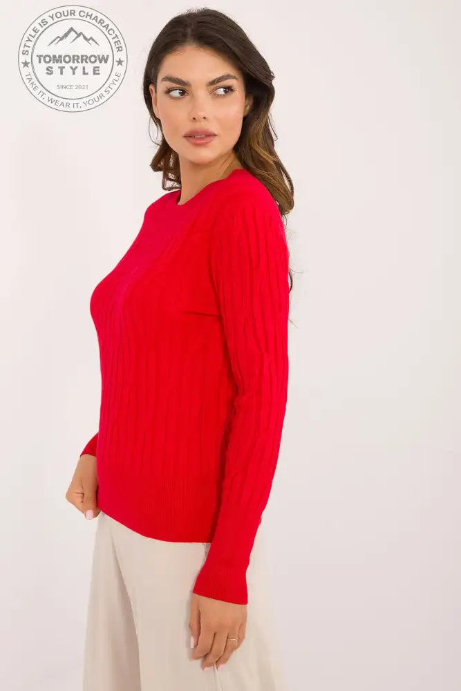 Vielseitiger Damen-Casual-Pullover mit Rundhalsausschnitt und langer Ärmeln - Tomorrow Style
