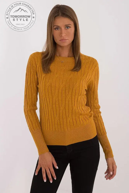 Vielseitiger Damen-Casual-Pullover mit Rundhalsausschnitt und langer Ärmeln - Tomorrow Style