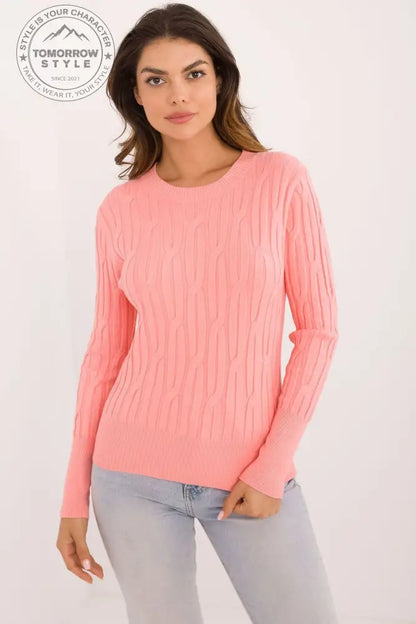 Vielseitiger Damen-Casual-Pullover mit Rundhalsausschnitt und langer Ärmeln - Tomorrow Style
