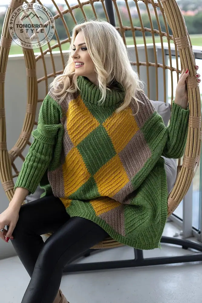 Rollkragenpullover Model 171305 PeeKaBoo - Tomorrow Style