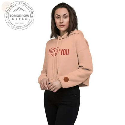 Zestful bestickter Crop Power Hoodie – dieser aufregende Hingucker! - Tomorrow Style