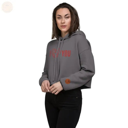 Zestful bestickter Crop Power Hoodie – dieser aufregende Hingucker! - Tomorrow Style