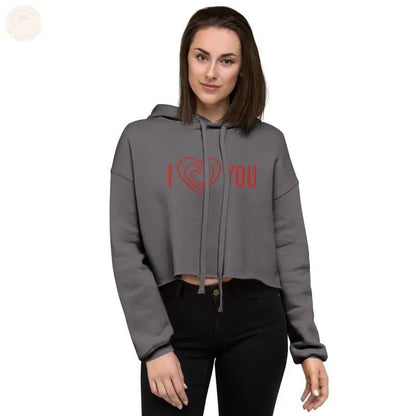 Zestful bestickter Crop Power Hoodie – dieser aufregende Hingucker! - Tomorrow Style