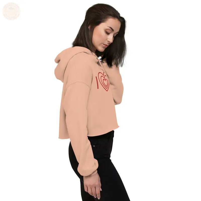 Zestful bestickter Crop Power Hoodie – dieser aufregende Hingucker! - Tomorrow Style