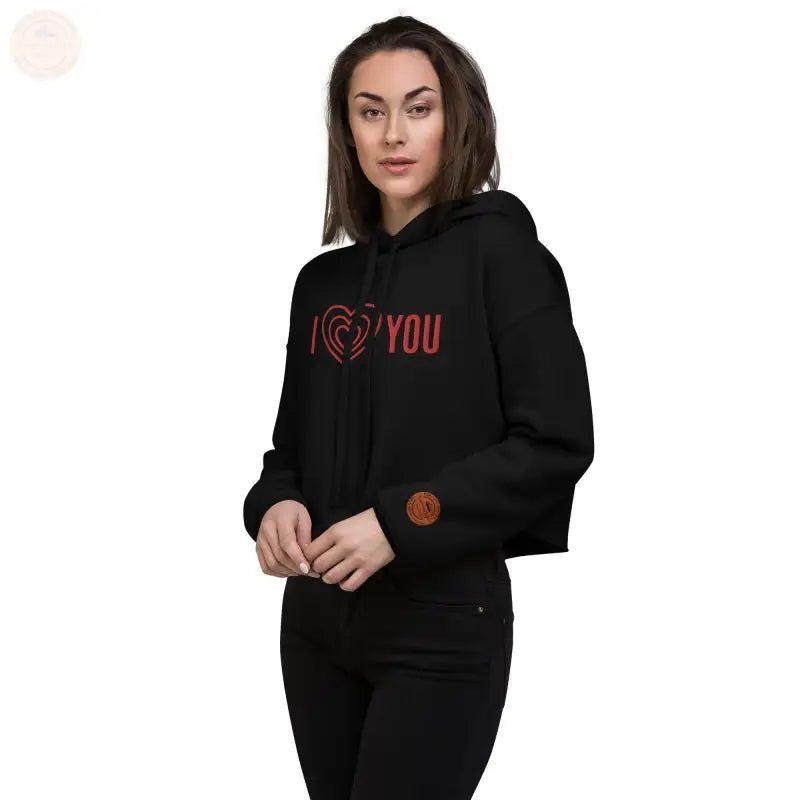 Zestful bestickter Crop Power Hoodie – dieser aufregende Hingucker! - Tomorrow Style