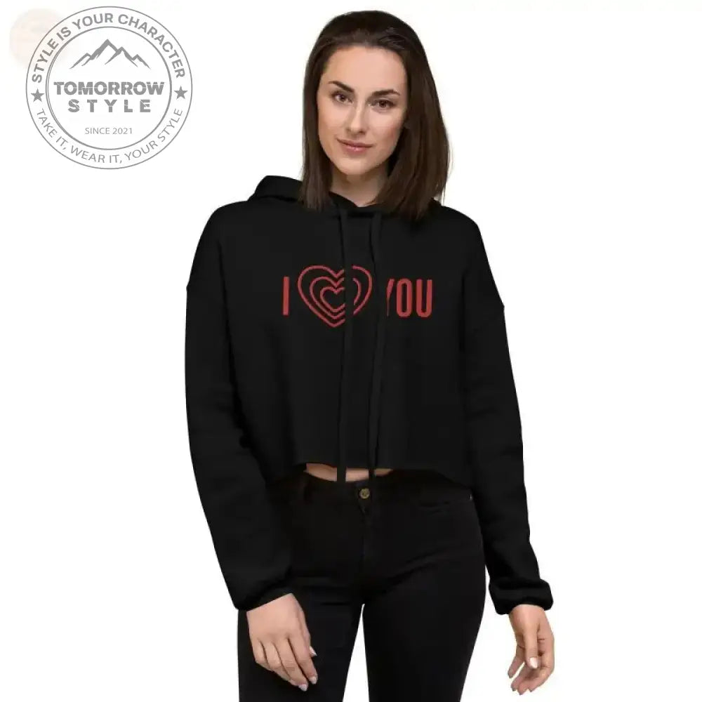 Zestful bestickter Crop Power Hoodie – dieser aufregende Hingucker! - Tomorrow Style