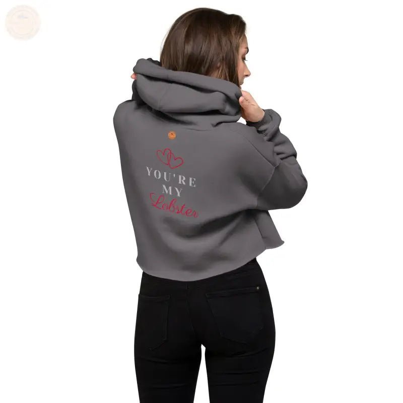 Zesty Chic: Premium Damen Crop Hoodie! - Tomorrow Style