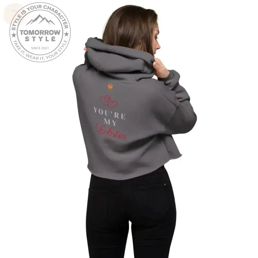 Zesty Chic: Premium Damen Crop Hoodie! - Tomorrow Style