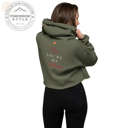 Zesty Chic: Premium Damen Crop Hoodie! - Tomorrow Style
