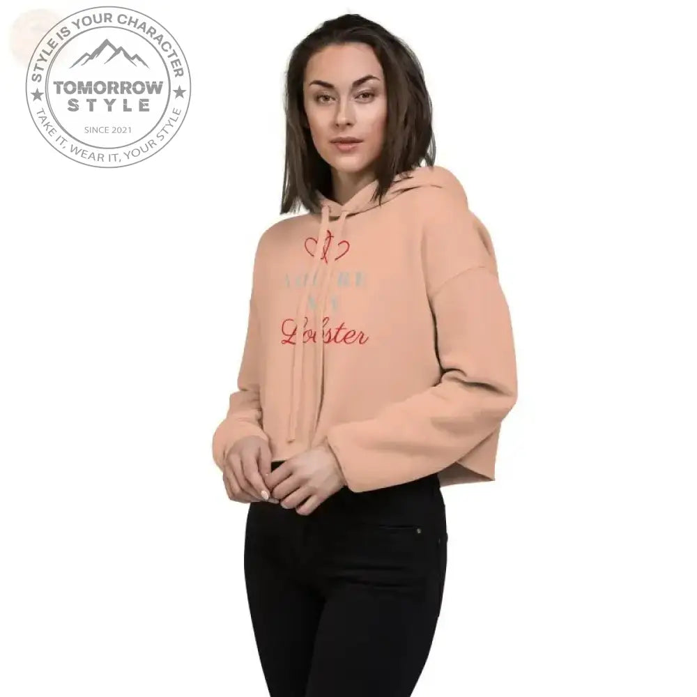 Zesty Chic: Premium Damen Crop Hoodie! - Tomorrow Style