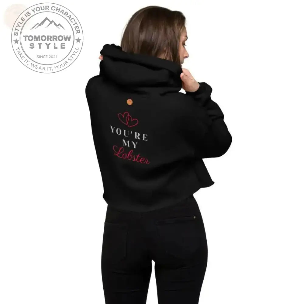 Zesty Chic: Premium Damen Crop Hoodie! - Tomorrow Style
