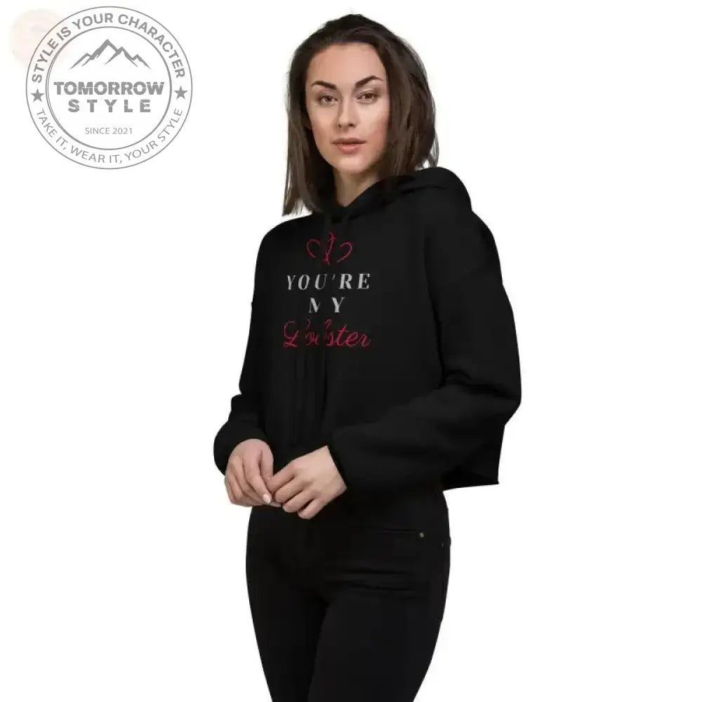 Zesty Chic: Premium Damen Crop Hoodie! - Tomorrow Style