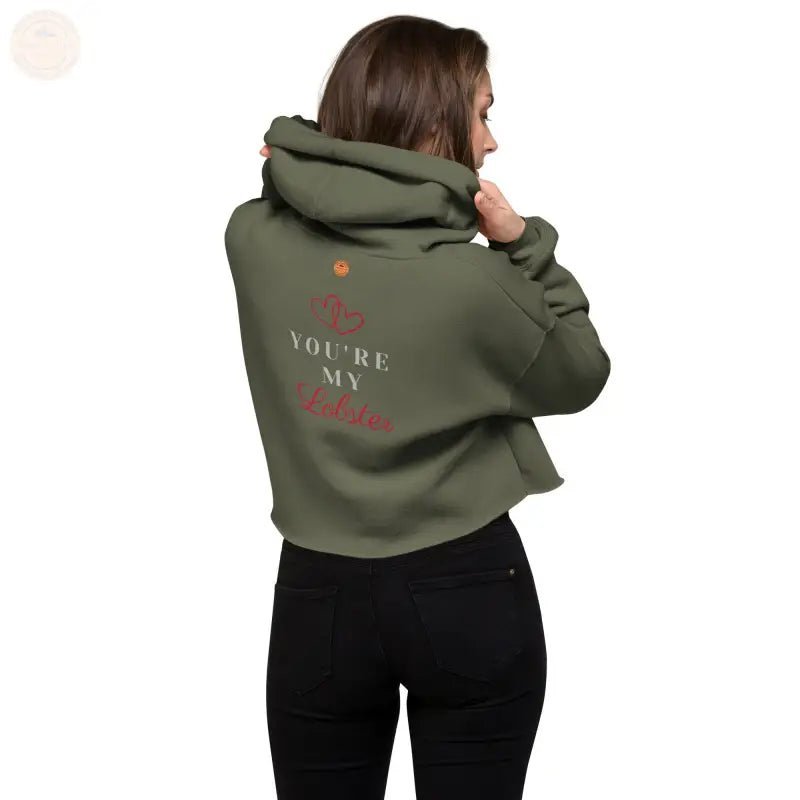 Zesty Chic: Premium Damen Crop Hoodie! - Tomorrow Style