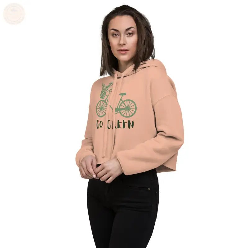 Zesty Chic: Premium Damen Crop Hoodie! - Tomorrow Style