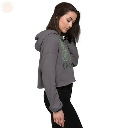 Zesty Chic: Premium Damen Crop Hoodie! - Tomorrow Style