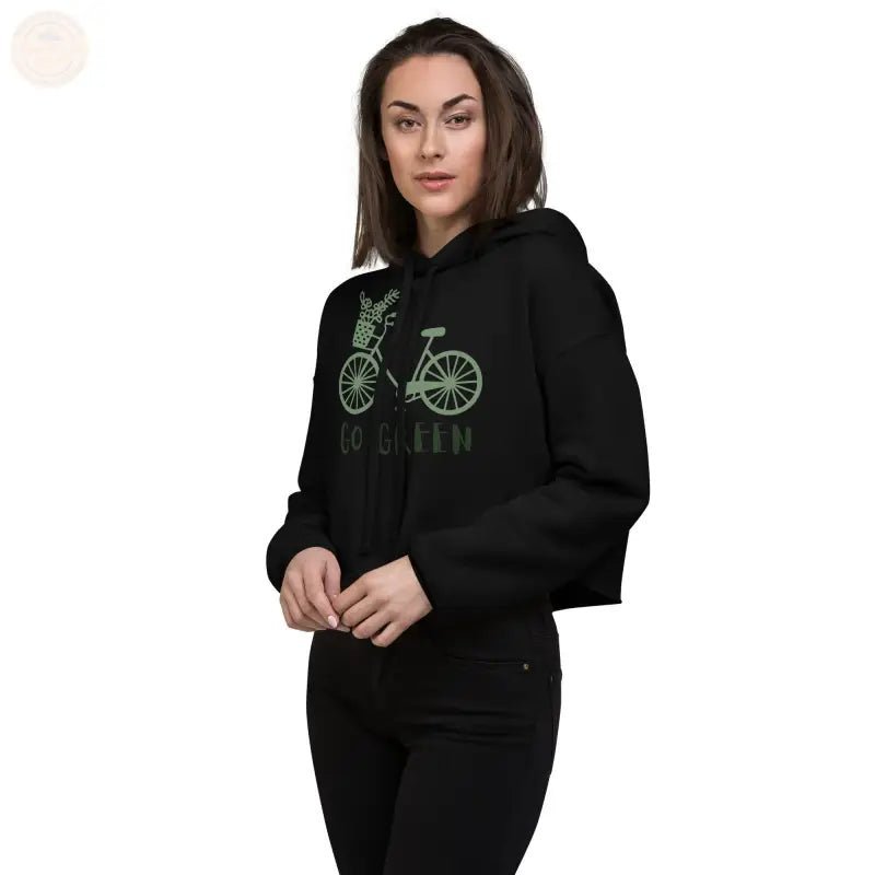 Zesty Chic: Premium Damen Crop Hoodie! - Tomorrow Style