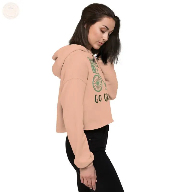 Zesty Chic: Premium Damen Crop Hoodie! - Tomorrow Style