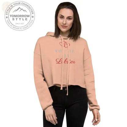 Zesty Chic: Premium Damen Crop Hoodie! - Tomorrow Style